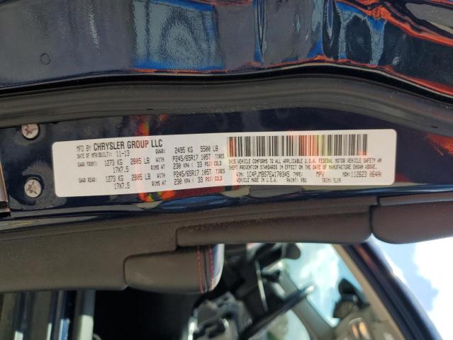 1C4PJMBS7EW170345 - 2014 JEEP CHEROKEE TRAILHAWK BLUE photo 13