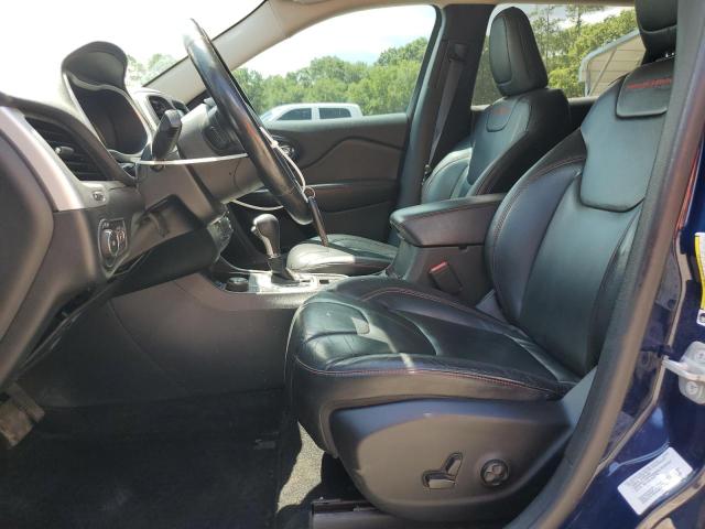 1C4PJMBS7EW170345 - 2014 JEEP CHEROKEE TRAILHAWK BLUE photo 7