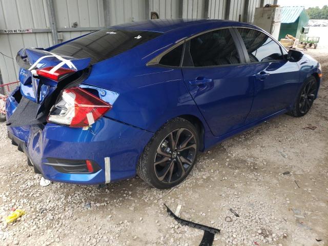 2HGFC2F83MH534221 - 2021 HONDA CIVIC SPORT 蓝色 照片 3