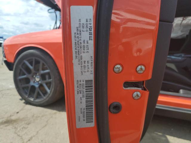 2C3CDZFJ1GH315955 - 2016 DODGE CHALLENGER R/T SCAT PACK ORANGE photo 12