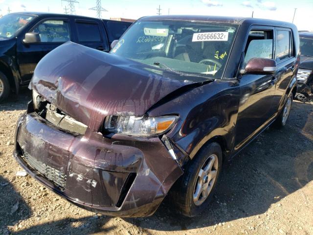 JTLKE50E881033874 - 2008 TOYOTA SCION XB 栗色 照片 2