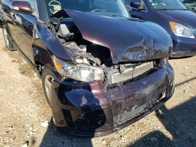 JTLKE50E881033874 - 2008 TOYOTA SCION XB 栗色 照片 9