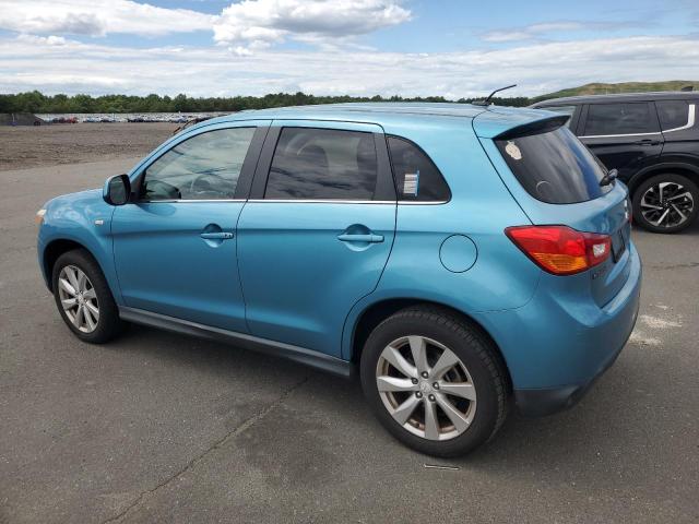 4A4AR4AU2DE012008 - 2013 MITSUBISHI OUTLANDER SE TURQUOISE photo 2