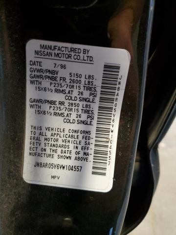 JN8AR05Y6VW104557 - 1997 NISSAN PATHFINDER LE 绿色 照片 12