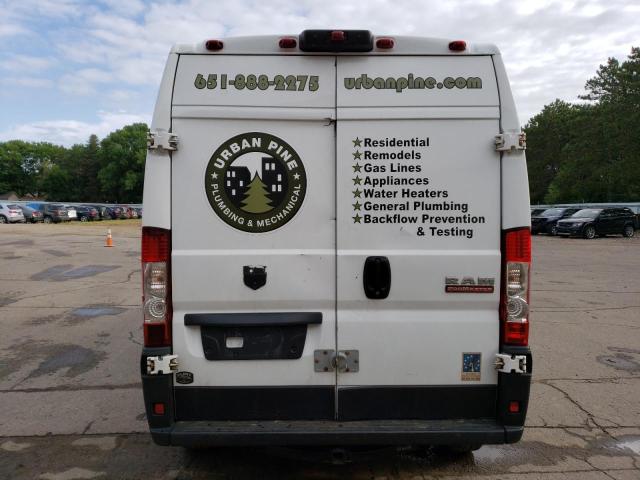 3C6TRVDG8KE501288 - 2019 RAM PROMASTER 2500 HIGH WHITE photo 6