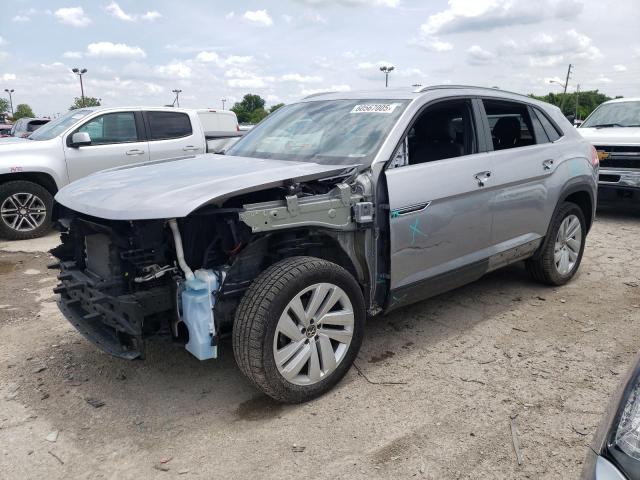 1V21E2CAXLC227445 - 2020 VOLKSWAGEN ATLAS CROS SE SILVER photo 1