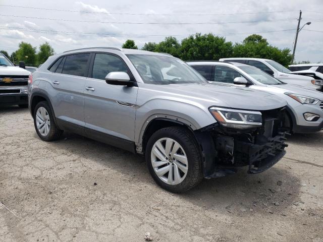 1V21E2CAXLC227445 - 2020 VOLKSWAGEN ATLAS CROS SE SILVER photo 4