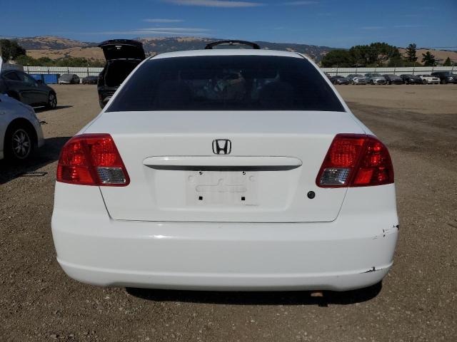 2HGES16374H588814 - 2004 HONDA CIVIC DX VP WHITE photo 6