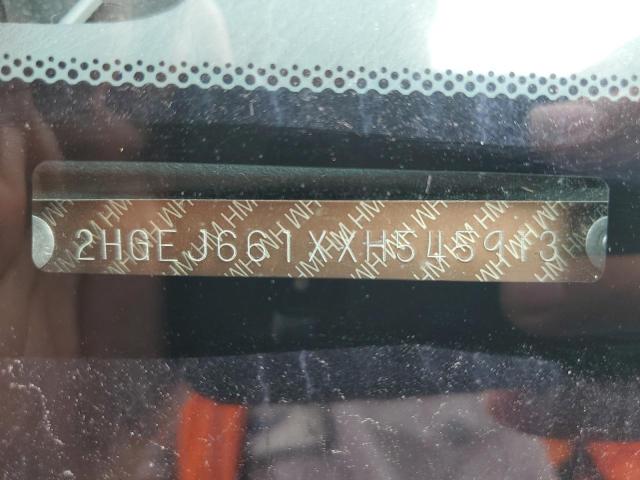 2HGEJ661XXH545913 - 1999 HONDA CIVIC BASE SILVER photo 12