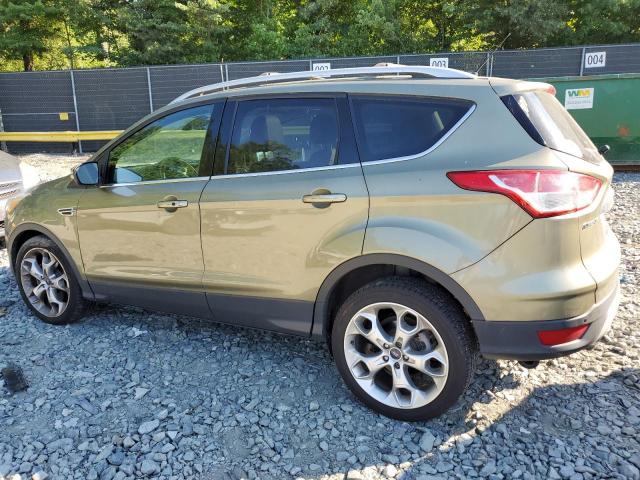 1FMCU9JX3EUB20677 - 2014 FORD ESCAPE TITANIUM GREEN photo 2