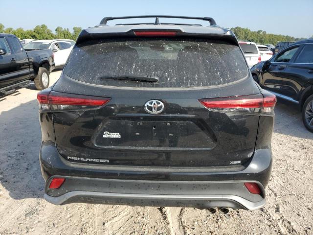 5TDJZRAH5MS039463 - 2021 TOYOTA HIGHLANDER XSE BLACK photo 6