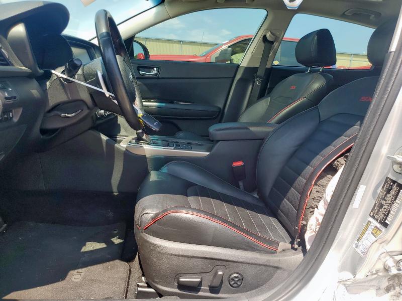 5XXGW4L21KG374264 - 2019 KIA OPTIMA SX SILVER photo 7