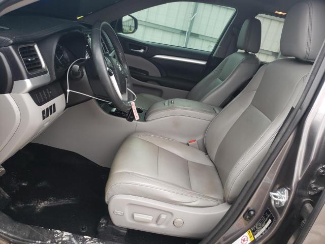 5TDJKRFH6GS505712 - 2016 TOYOTA HIGHLANDER XLE Մոխրագույն լուսանկար 7