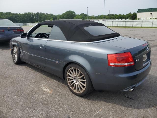 WAUDH48H99K010228 - 2009 AUDI A4 3.2 CABRIOLET QUATTRO GRAY photo 2