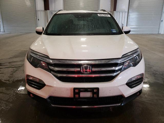 5FNYF6H05HB069384 - 2017 HONDA PILOT ELITE WHITE photo 5