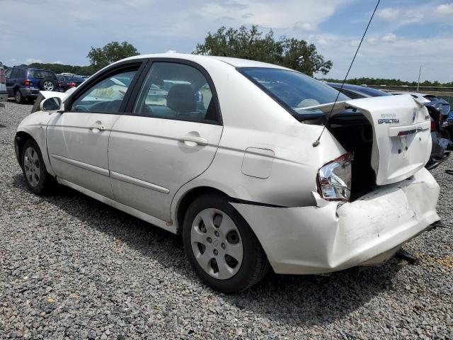 KNAFE121685552461 - 2008 KIA SPECTRA EX WHITE photo 2