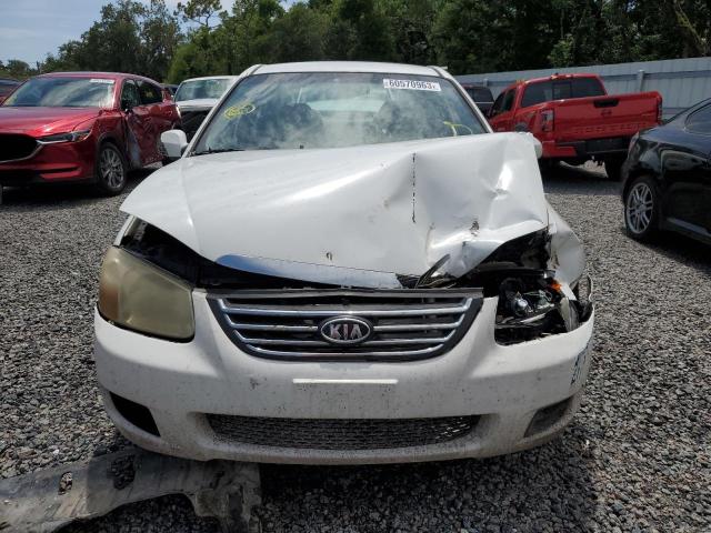 KNAFE121685552461 - 2008 KIA SPECTRA EX WHITE photo 5