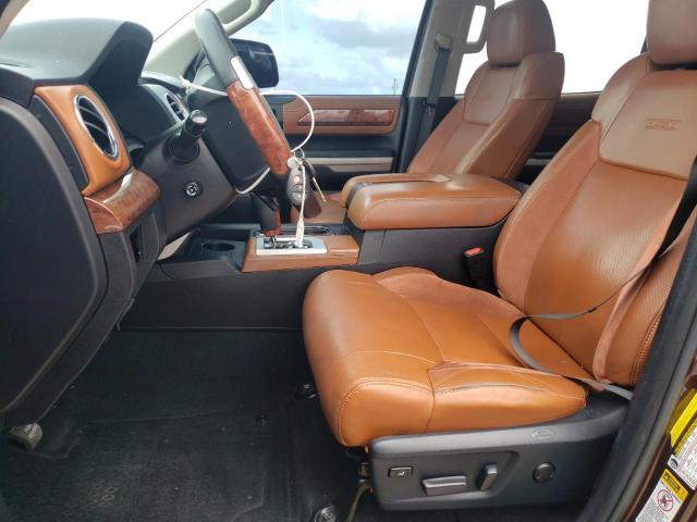 5TFAW5F14EX406183 - 2014 TOYOTA TUNDRA CREWMAX PLATINUM Braun Foto 7