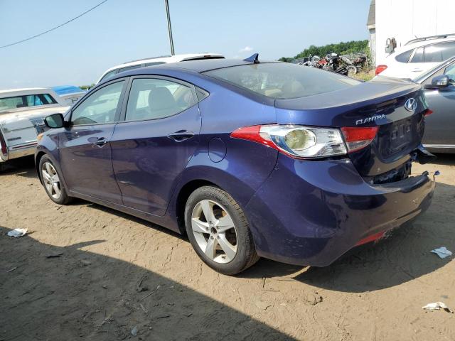 5NPDH4AE2DH327410 - 2013 HYUNDAI ELANTRA GLS BLUE photo 2