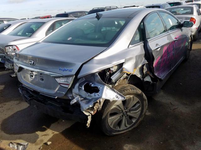 KMHEC4A46EA112658 - 2014 HYUNDAI SONATA HYBRID  photo 4