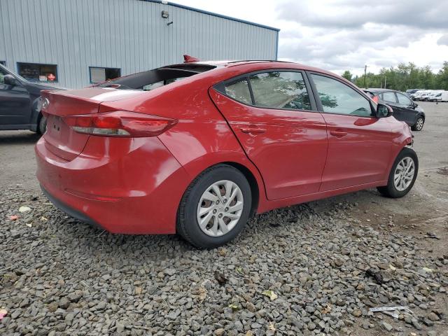 5NPD74LF3HH104968 - 2017 HYUNDAI ELANTRA SE RED photo 3