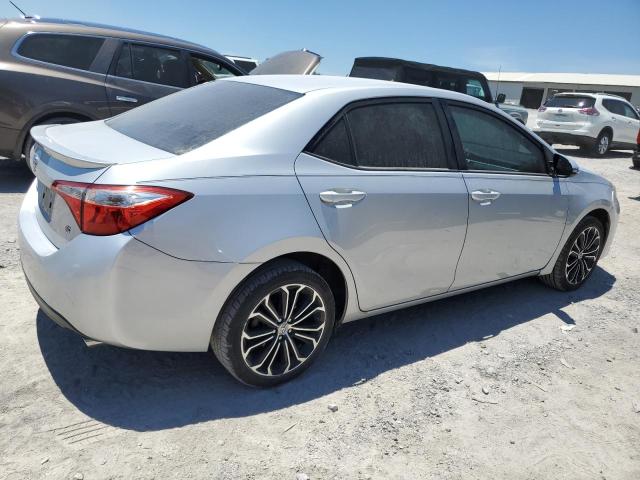 5YFBURHE8EP145981 - 2014 TOYOTA COROLLA L SILVER photo 3