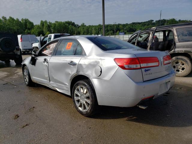 3LNHL2GC1AR650409 - 2010 LINCOLN MKZ SILVER photo 2