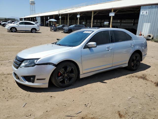 3FAHP0KC7BR342950 - 2011 FORD FUSION SPORT SILVER photo 1