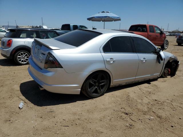 3FAHP0KC7BR342950 - 2011 FORD FUSION SPORT SILVER photo 3