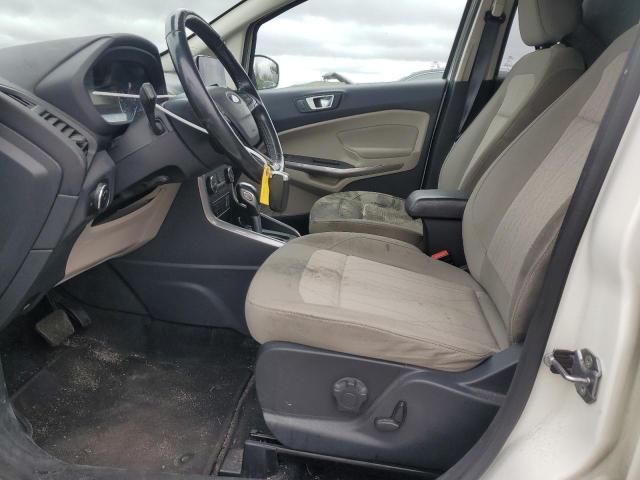 MAJ6S3GL4KC296301 - 2019 FORD ECOSPORT SE Білий фото 7