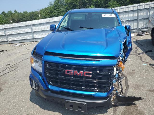 1GTG6CEN2M1203944 - 2021 GMC CANYON ELEVATION BLUE photo 5