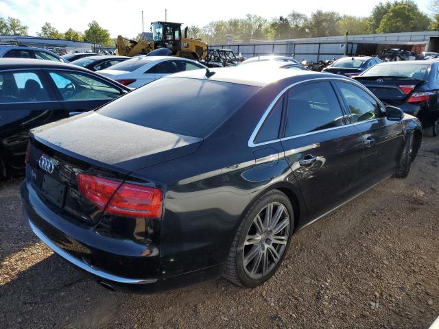 WAURGAFD5EN002496 - 2014 AUDI A8 L QUATTRO BLACK photo 4