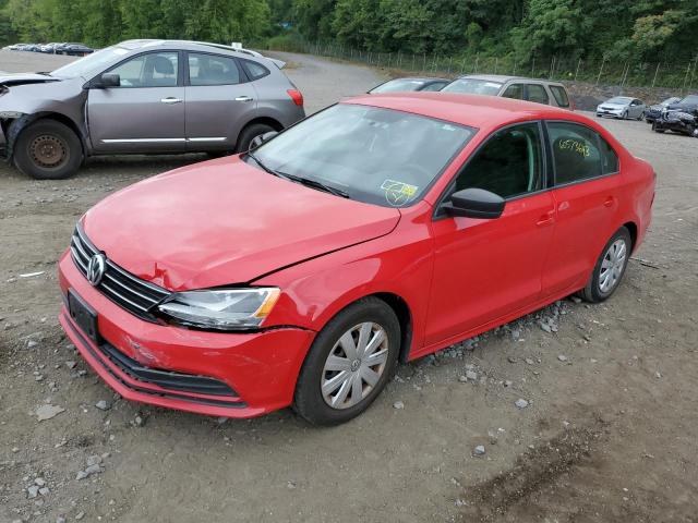 3VW2K7AJ3FM282477 - 2015 VOLKSWAGEN JETTA BASE أحمر صورة 1
