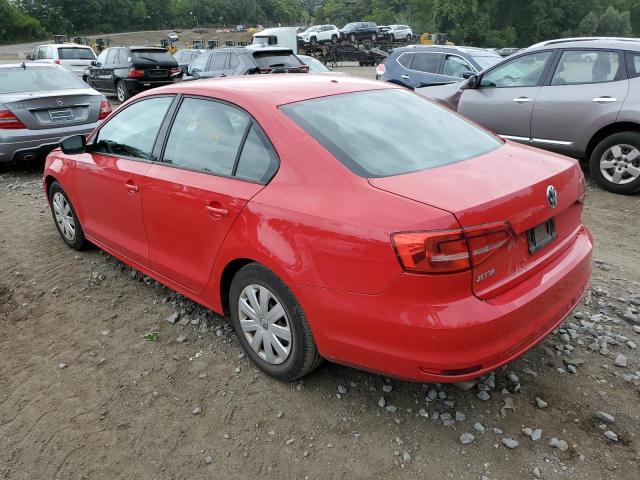 3VW2K7AJ3FM282477 - 2015 VOLKSWAGEN JETTA BASE أحمر صورة 2