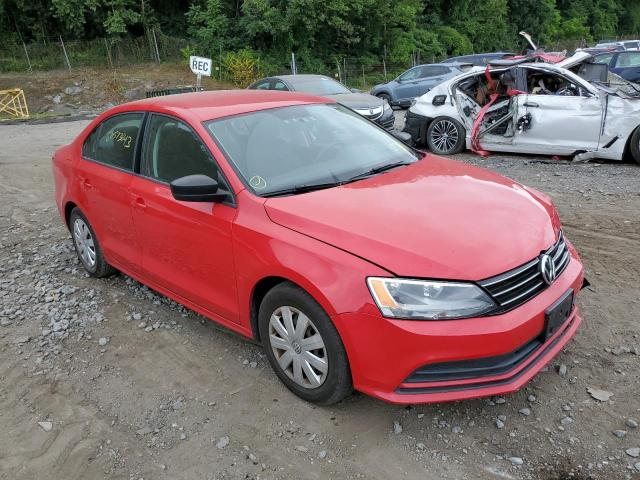 3VW2K7AJ3FM282477 - 2015 VOLKSWAGEN JETTA BASE أحمر صورة 4