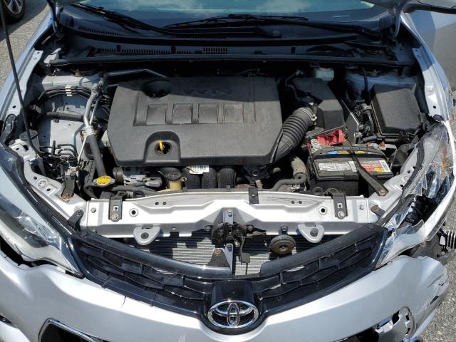 2T1BURHE3EC083132 - 2014 TOYOTA COROLLA L SILVER photo 11