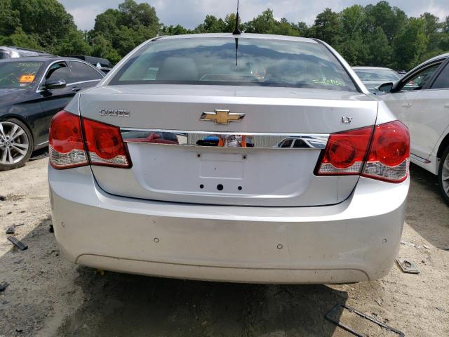 1G1PF5SCXC7250027 - 2012 CHEVROLET CRUZE LT SILVER photo 6