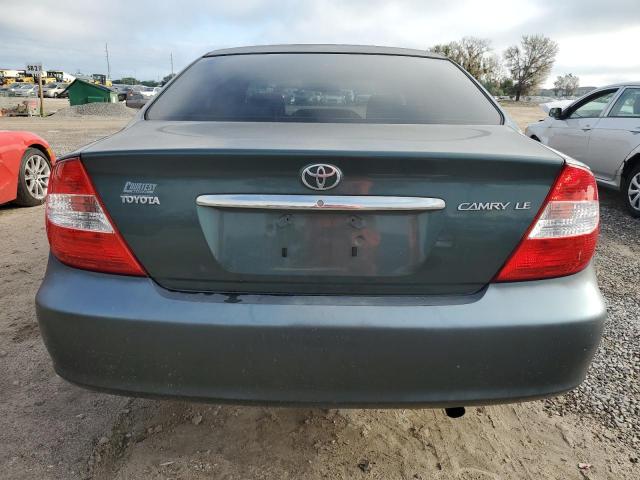 4T1BE32K94U336833 - 2004 TOYOTA CAMRY LE GREEN photo 6