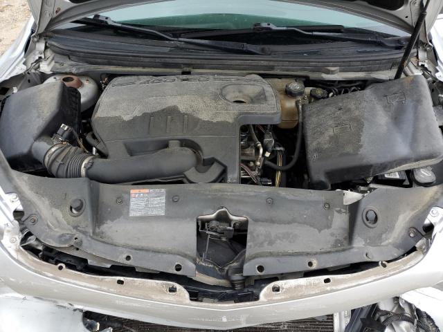 1G1ZC5EU6CF162104 - 2012 CHEVROLET MALIBU 1LT SILVER photo 11