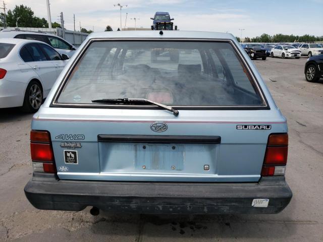 JF2AN57B3LH402029 - 1990 SUBARU LOYALE BLUE photo 6