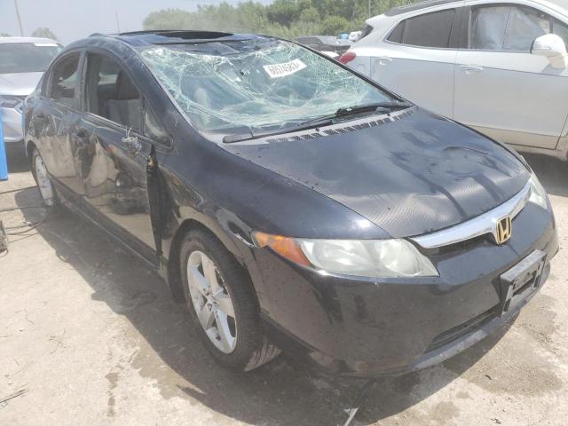 1HGFA16857L127492 - 2007 HONDA CIVIC EX BLACK photo 4