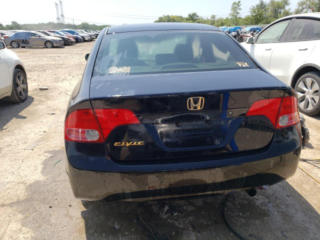 1HGFA16857L127492 - 2007 HONDA CIVIC EX BLACK photo 6