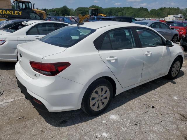 3KPA24AD4LE333353 - 2020 KIA RIO LX WHITE photo 3