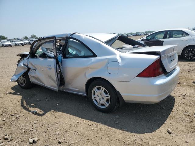 1HGEM22552L106963 - 2002 HONDA CIVIC LX SILVER photo 2