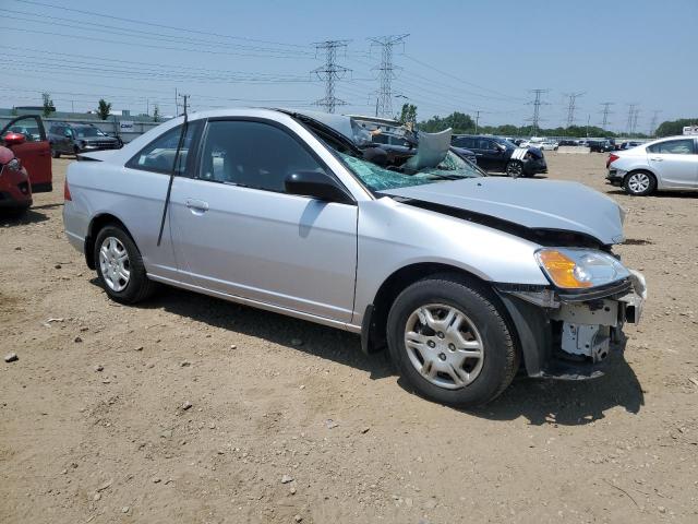 1HGEM22552L106963 - 2002 HONDA CIVIC LX SILVER photo 4