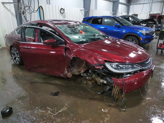 1C3CCCCB6FN528340 - 2015 CHRYSLER 200 C RED photo 4