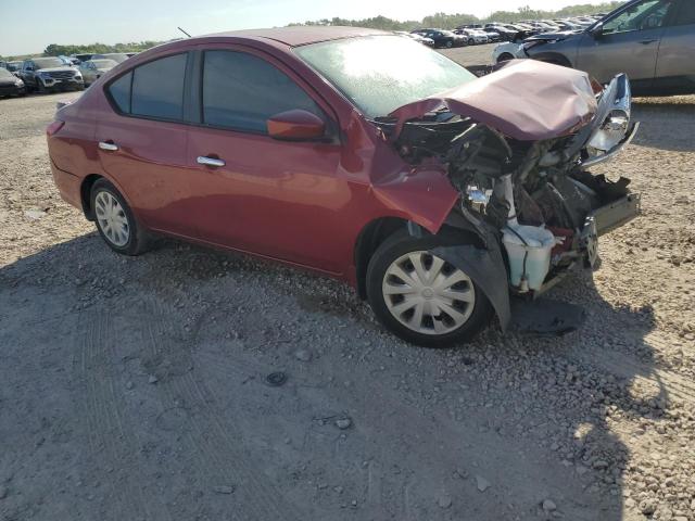 3N1CN7AP5FL850126 - 2015 NISSAN VERSA S RED photo 4