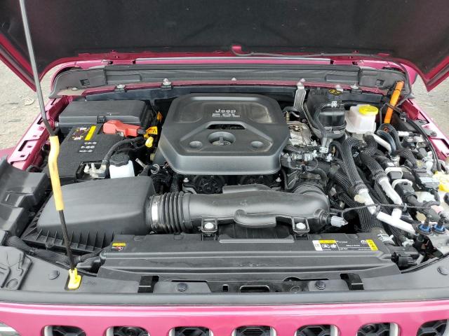 1C4JJXP60NW101628 - 2022 JEEP WRANGLER U SAHARA 4XE PURPLE photo 11