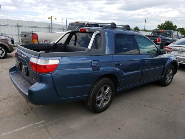 4S4BT63C066104482 - 2006 SUBARU BAJA TURBO BLUE photo 3