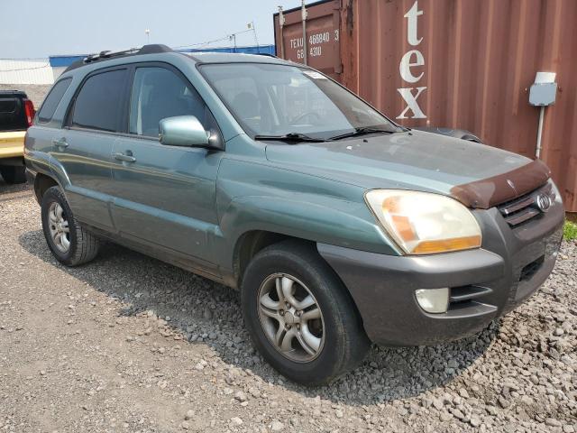 KNDJF723487514617 - 2008 KIA SPORTAGE EX GREEN photo 4